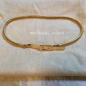 Michael Kors Collection gold belt